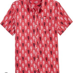 Lobster Print Red Shirt